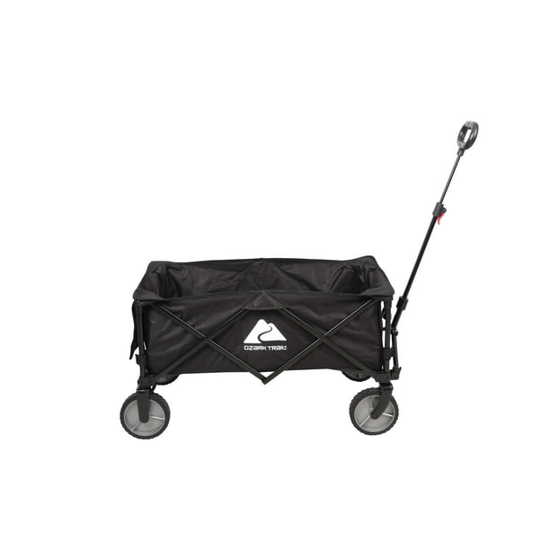 Ozark Trail Folding Multipurpose Camp Wagon Cart, Black $47.98