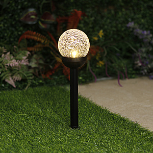 Mainstays solar powered led pathway deals light