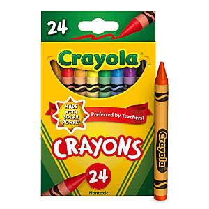24-Count Crayola Classic Crayons (Assorted Colors) $0.50 + Free Store Pickup