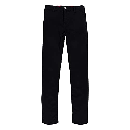 Levi's Boys' 502 Regular Taper Fit Chino Pants, Black $9.00 +FS w/Prime