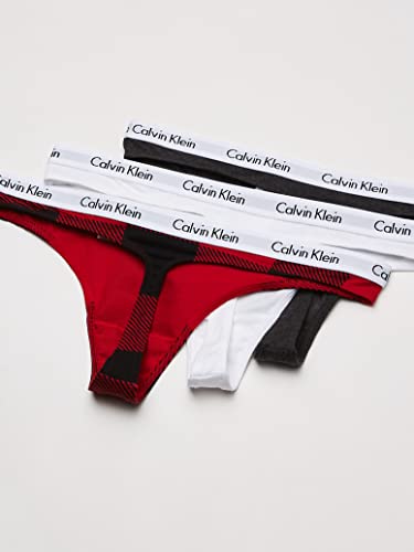 Calvin Klein Women's Carousel Logo Cotton Thong Multipack Panty (3 pcs.) $9.62 +FS w/Prime