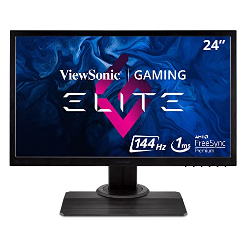 ViewSonic ELITE XG240R 24 Inch 1080p 1ms 144Hz RGB Gaming Monitor with FreeSync Premium $189.99 +FS