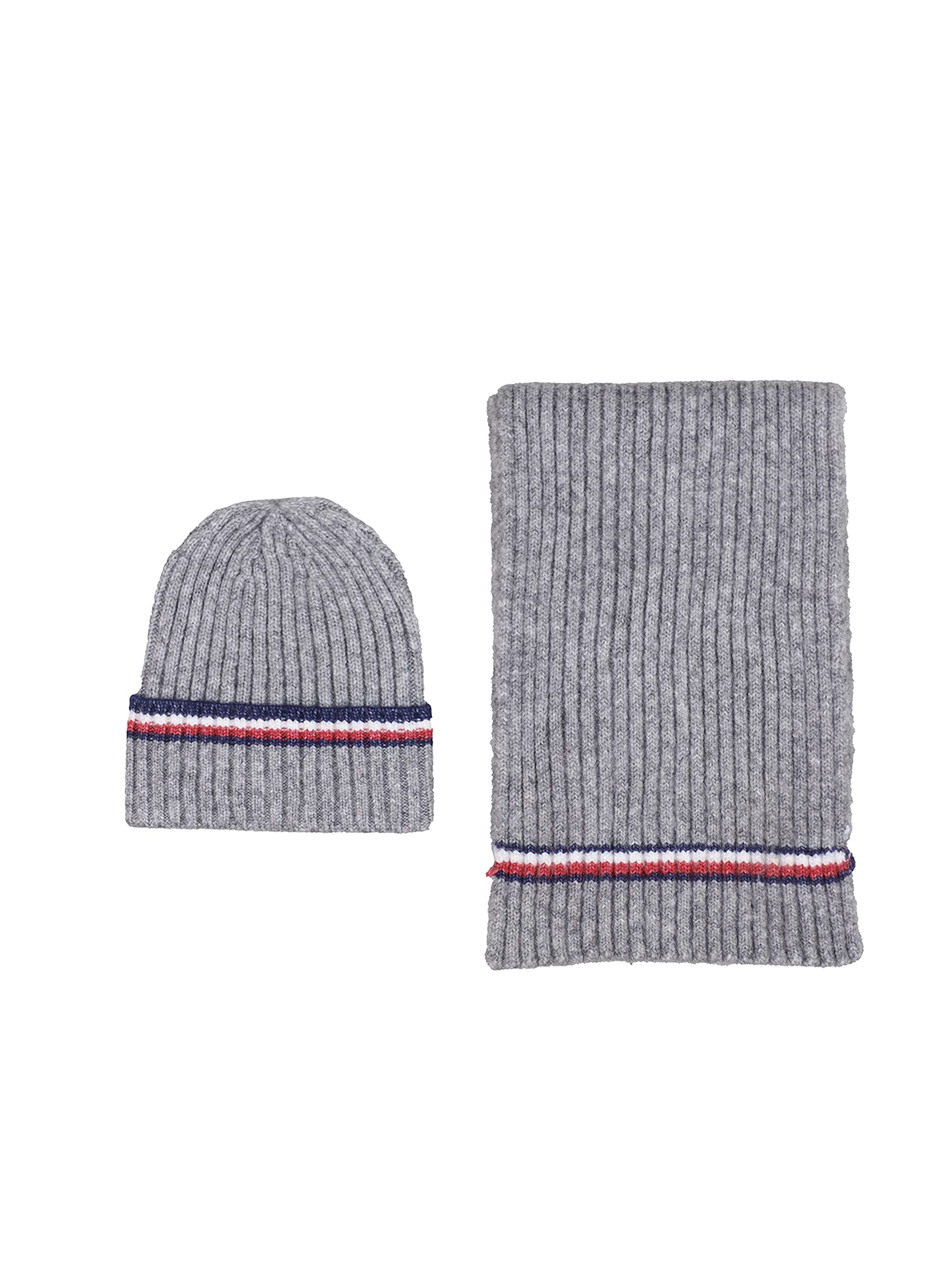 Tommy Hilfiger Men's Scarf + Hat Cold Weather Accessories Gift Set $12.10 +FS w/Prime