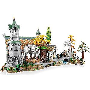 6167-Piece LEGO Icons The Lord of The Rings: Rivendell Building Set 0 + Free Shipping w/ Prime