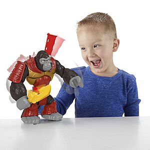Fisher-Price Imaginext Preschool Toy Silverback Gorilla Smash 8-in Figure with Punching Action $13.56 +FS w/Prime