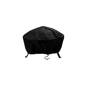 Sunnydaze D&eacute;cor Outdoor Round Fire Pit Cover Heavy Duty 300D Polyester Weather-Resistant PVC Material $24.99 +FS w/Prime