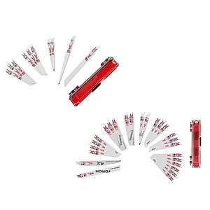 Milwaukee Sawzall Demolition Nail-Embedded Wood and Metal Cutting Bi-Metal Reciprocating Saw Blade Set (35-Piece) $34.00