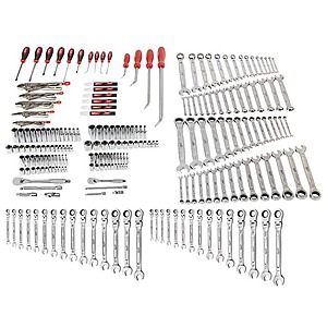 Milwaukee Mechanics Tool Set with SAE and Metric 144-Position Flex-Head Ratcheting Combination Wrenches (221-Piece) $1,244.00 $1244