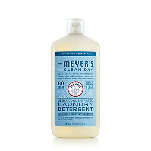 MRS.MEYER'S CLEAN DAY Ultra Concentrated Laundry Detergent,Rain Water Scent,24.3 fl oz $11.36 via S&S +FS w/Prime @ Amazon