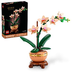 LEGO Botanicals Mini Orchid Building Set - Artificial, Valentine's Day gift - 10343 $23.99 +FS w/Prime