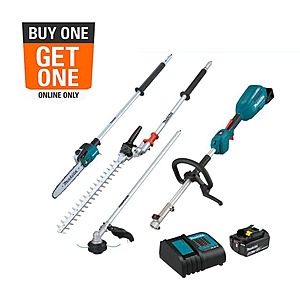 Makita 18V LXT Brushless Couple Shaft Power Head Kit w/String Trimmer, Pole Saw & Articulating Hedge Trimmer Attachments 4.0Ah $499.00