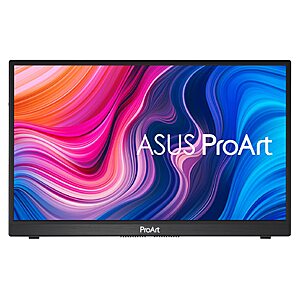ASUS ProArt Display 14” 1080P Portable Touchscreen Monitor (PA148CTV) - Full HD, IPS, 100% sRGB/Rec.709 $279.00
