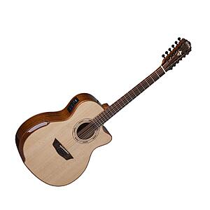 Washburn 12 String Acoustic-Electric Guitar, Natural (WCG15SCE12-O) $534.41