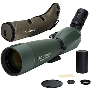 Celestron &ndash; Regal M2 80ED Spotting Scope &ndash; ED Glass for Birding and Outdoor Activities &ndash; Phase and Dielectric Coated BaK-4 Prism &ndash; 20-60x Zoom Eyepiece $671.49