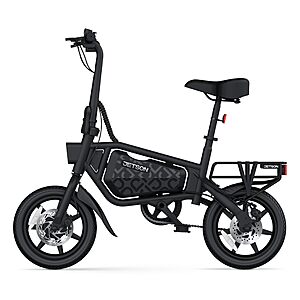 Jetson Bolt Pro Max Electric Bike, Portable Electric Bike with Carry Handles, Folding Design, and Twist Throttle, Up to 15.5 Mph, 14-Inch Tires, Age 12+ $285.99 at Amazon