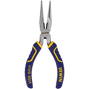 IRWIN Vise-Grip Pliers, Long Nose, 6 Inch, for Heavy Duty Cutting and Bending (2078216) $9.00 +FS w/Prime