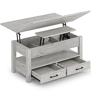 Rolanstar Multi-Function Lift Top Coffee Table w/ Drawers from $168 + Free S&H