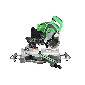 Metabo HPT 10-Inch Sliding Compound Miter Saw, Double-Bevel, Electronic Speed Control, 12 Amp Motor, Electric Brake, 5-Year Warranty (C10FSBS)  $349.00