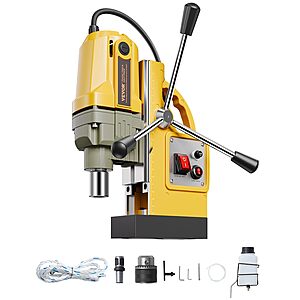 VEVOR Magnetic Drill, 1400W Motor 1.6 in Boring Diameter, 2810 lbf Portable Electric Mag Drill Press $134.78 at Amazon