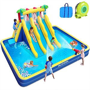 ELEMARA Inflatable Water Slide for Big Kids, 20.66x16.4FT w/Large Double-Layer Pool $499.99