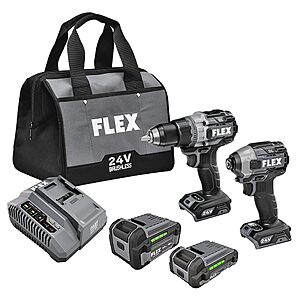 FLEX 24V Brushless Cordless 2-Tool Combo Kit FXM204-2B $249