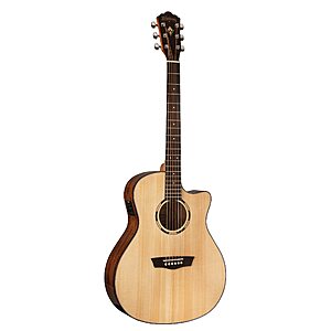 Washburn Woodline O10SCE Orchestra Cutaway Acoustic Electric Guitar (WLO10SCE-O) $335.99