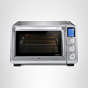 De'Longhi 10-in-1 Digital AirFryer, 24L, True Convection Toaster Oven with Internal Light, Grills, Broils, Bakes, Roasts, Reheats, Preset for Cookie & Pizza, 1800-Watts $299.95