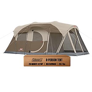 Prime Members: Coleman WeatherMaster Camping Tent w/ Screened Porch $254.60 + Free S&H