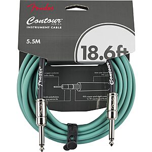 18.6' Fender Contour Instrument Cable