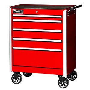 Williams Rollcab 5-Drawer Commercial Aluminum Tool Cabinet (Red) $647.20 + Free S&H