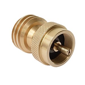 Flame King Propane Adapter for 1 lb. Cylinder to 20 lb. Connection