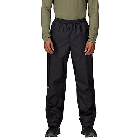 MARMOT Men's PreCip Eco Rain Pant – Lightweight, Waterproof, Packable Hiking Pants Made with Recycled Materials, Black, Short, Large $35.49