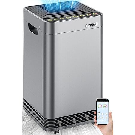 Nuwave OxyPure Zero Plus Air Purifier, Save on Filter Replacements, Covers up to 3210ft² Large Room with Powerful Motor, Sleep Mode for Bedroom $489.99