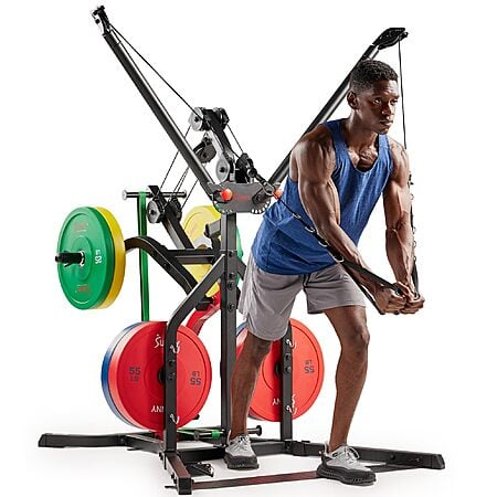 Sunny Health & Fitness Multifunctional All in One Pully Cable Home Gym SF-HG92401 $450.00