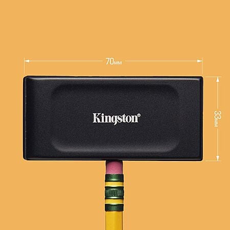 Kingston XS1000 2TB SSD | Pocket-Sized | USB 3.2 Gen 2 | External Solid State Drive | Up to 1050MB/s | SXS1000/2000G $199.99
