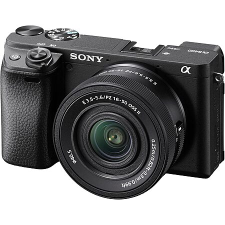 Sony a6400 Mirrorless Camera w/ 16-50mm f/3.5-5.6 II Lens