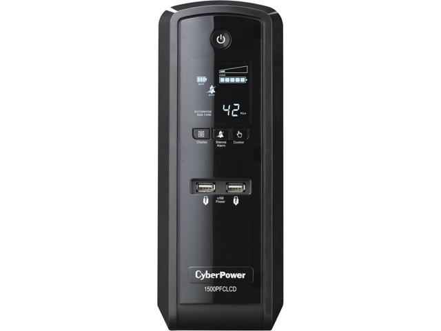 900W (1500VA) CyberPower CP1500PFCLCD PFC Pure Sinewave 10-Outlet Mini-Tower UPS System for $149.99 AC + Free Ship @ Newegg