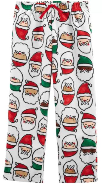 Carter’s Matching Holiday Pajama Pants for Kids & Adults $6