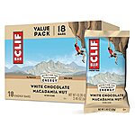 Select Accounts: 18-Ct CLIF Bar Energy Protein Bars (White Chocolate Macadamia) $11.85