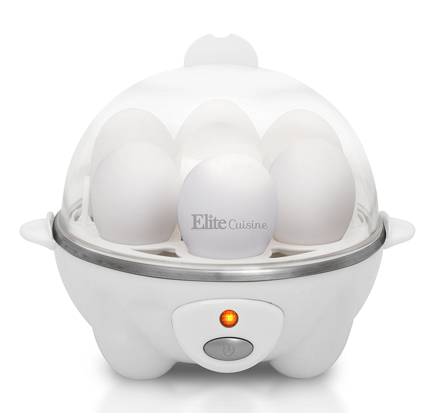 Elite Cuisine Egg Cooker, White $13.99