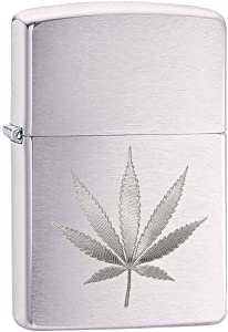 Zippo Marijuana Leaf Pocket Lighter $11.16