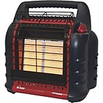 18,000 BTU Mr. Heater Big Buddy Portable Indoor/Outdoor Propane Heater $100 + Free Shipping