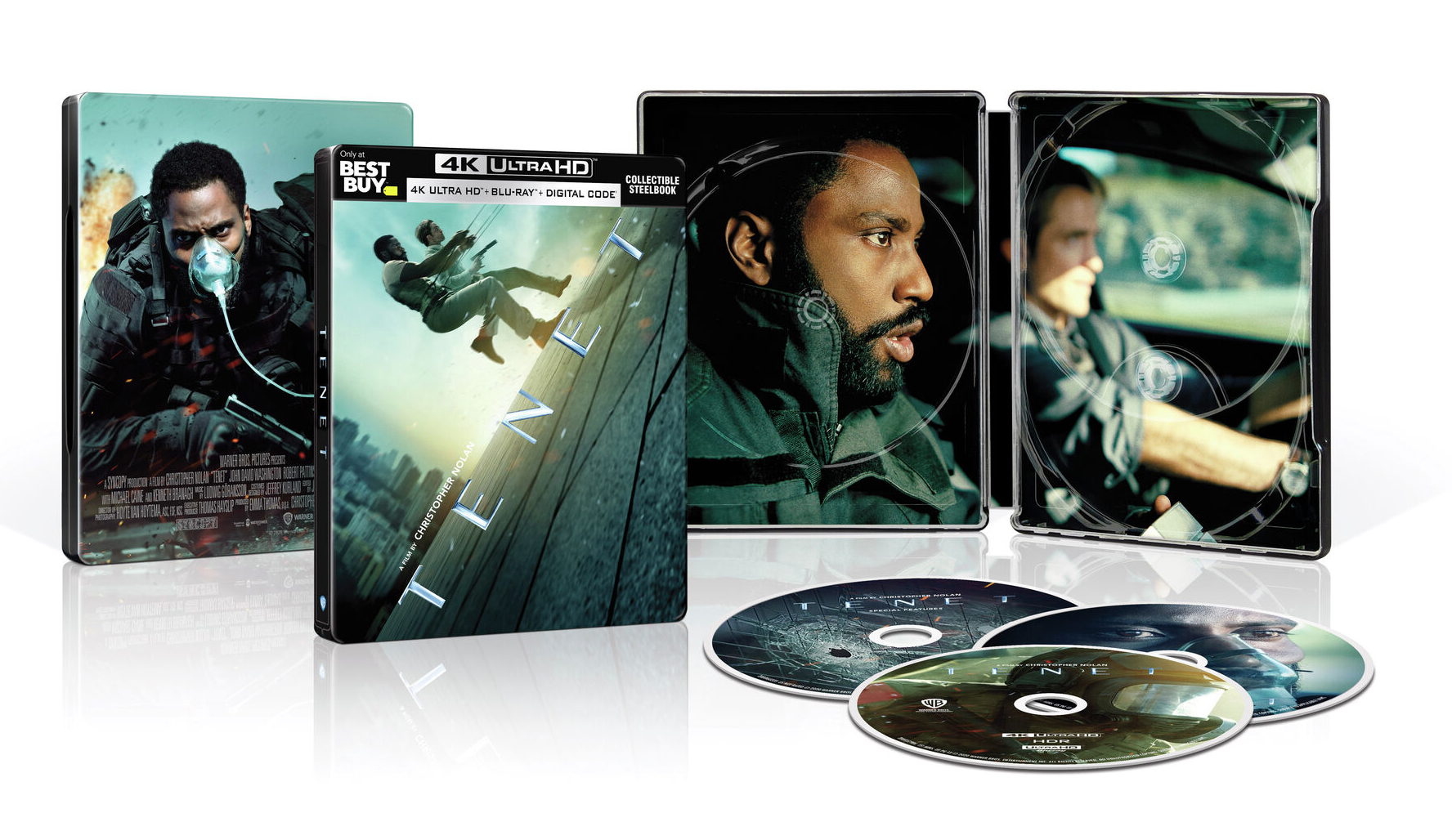 Tenet SteelBook Includes Digital Copy [4K Ultra HD Blu ...