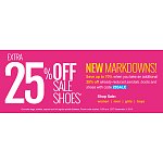 Shoes.com 25% Off Of Sale Items, 15% Off Sitewide or $10 Off $50 * 2 =$20 Off $100