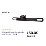 Best Buy Weekly Ad: Metra - License Plate Back-Up Camera - Black for $59.99