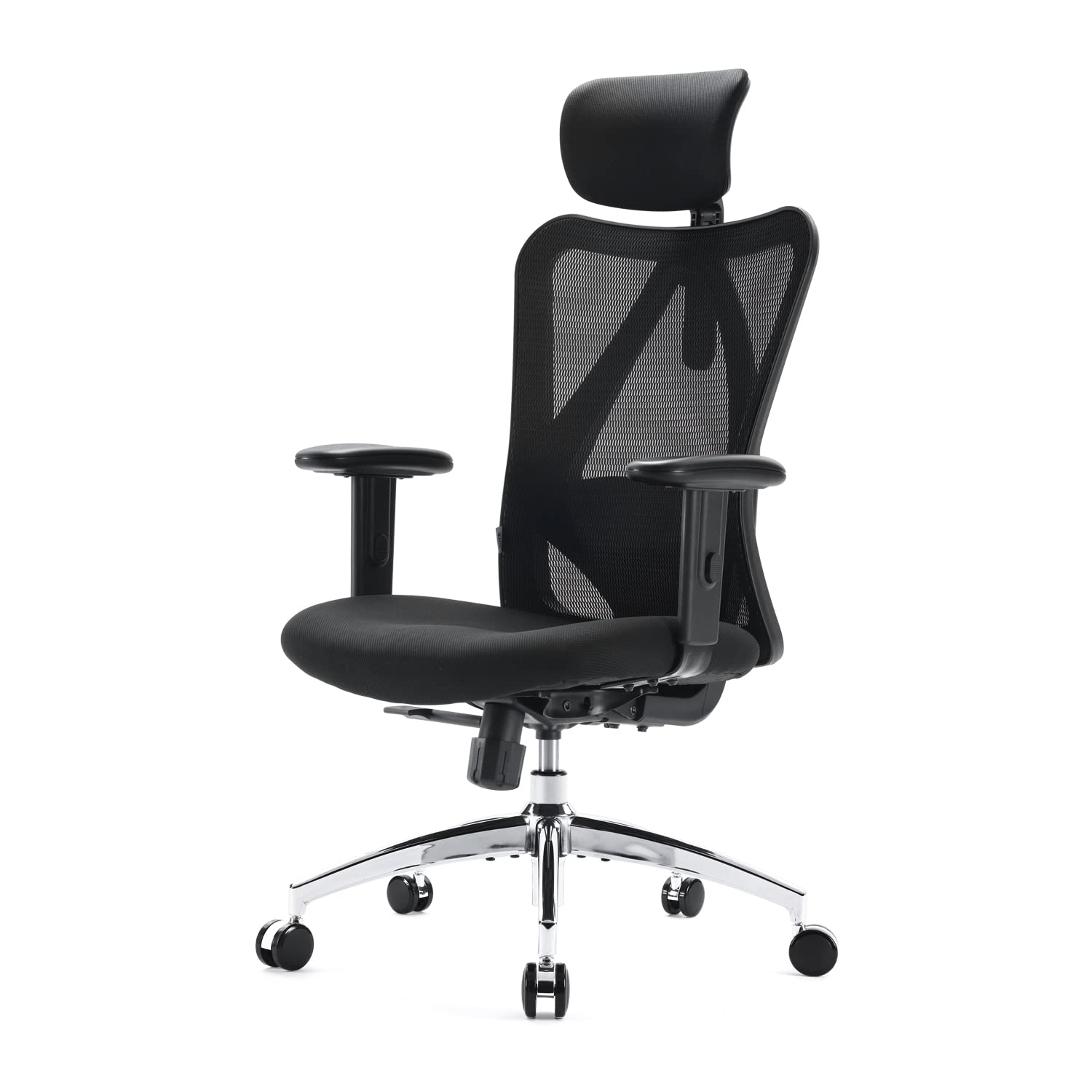 SIHOO M18 Ergonomic Office Chair for Big and Tall People Adjustable Headrest with 2D Armrest - $129.09