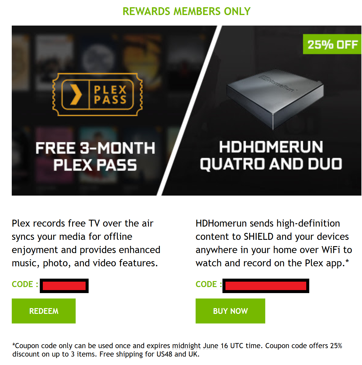 Free 3 months Plex Pass for Nvidia Shield Owners (Email Promo YMMV)