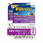 3M Filtrete Furnace Filters: 2-Pack HVAC Allergen Reduction MERV 12 $40 &amp; More for Costco Members