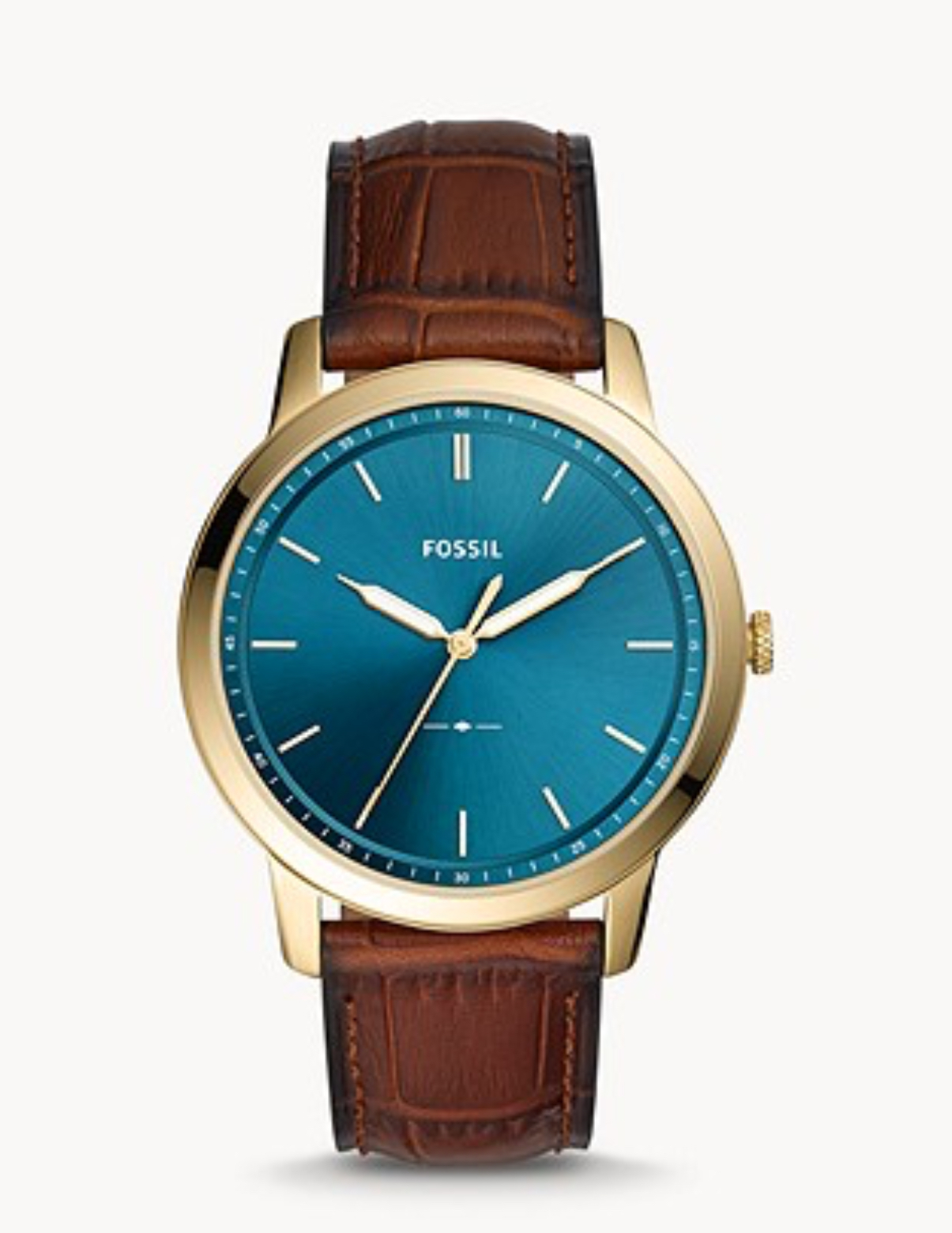 Fossil - The Minimalist Three-Hand Brown Leather Watch 40% off with promo code SNOWGOOD $49.98