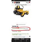 48 month interest free zero turn mowers at tractor supply with their credit card